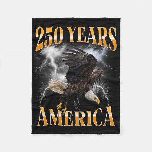 Amerikanischer 250. Jahrestag _1 Fleecedecke (Vorderseite)