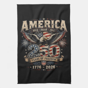 Amerikanischer 250. Jahrestag Patriotischer USA 4. Geschirrtuch