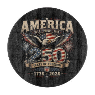 Amerikanischer 250. Jahrestag Patriotischer USA 4. Schneidebrett