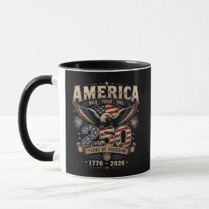Amerikanischer 250. Jahrestag Patriotischer USA 4. Tasse