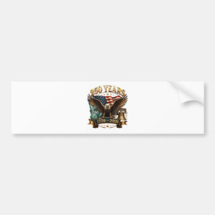 Amerikanischer 250. Jahrestag USA Patriotisch 4. J Autoaufkleber