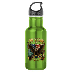 Amerikanischer 250. Jahrestag USA Patriotisch 4. J Edelstahlflasche