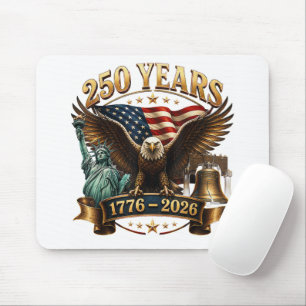 Amerikanischer 250. Jahrestag USA Patriotisch 4. J Mousepad