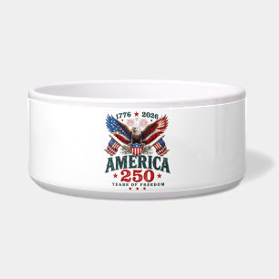 Amerikanischer 250. Jahrestag USA Patriotisch 4. J Napf