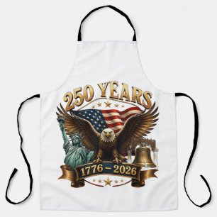 Amerikanischer 250. Jahrestag USA Patriotisch 4. J Schürze