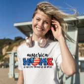 Amerikanischer 4. Juli Unabhängigkeitstag Patrioti T-Shirt