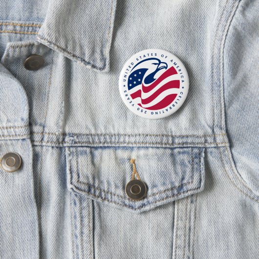 Amerikanischer Adler Button (Beispiel)