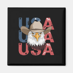 Amerikanischer Adler in den USA Flag Adler für Pat Magnet