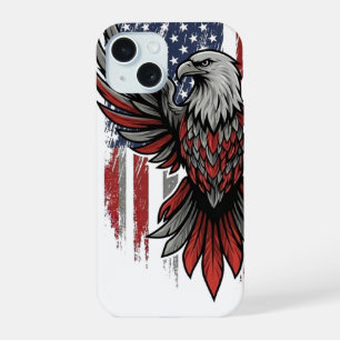 Amerikanischer Adler iPhone 15 Hülle