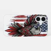Amerikanischer Adler iPhone 16 Hülle (Rückseite (Horizontal))