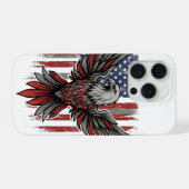 Amerikanischer Adler iPhone Hülle (Rückseite (Horizontal))