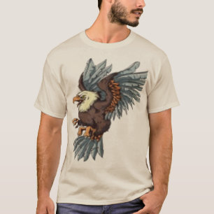 Amerikanischer Adler mit ausgebreiteten Flügeln Il T-Shirt