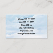 Amerikanischer Adler mit Chainsaw-Visitenkarte Visitenkarte (Rückseite)