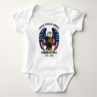Amerikanischer Adler mit Flaggenflügeln 1776-2026