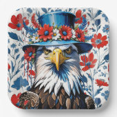 Amerikanischer Adler Pappteller (Vorderseite)