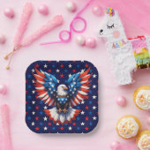 Amerikanischer Adler Pappteller (Party)