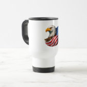 Amerikanischer Adler-Reisebecher Reisebecher (Vorderseite Links)