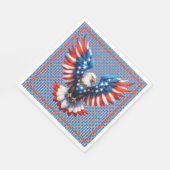 Amerikanischer Adler Serviette (Ecke)