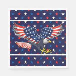 Amerikanischer Adler Serviette