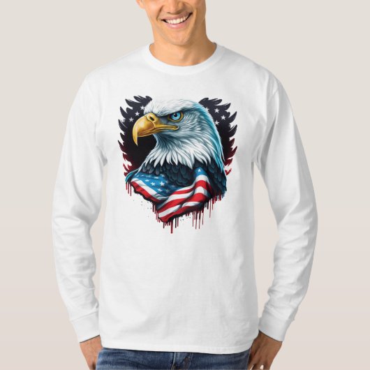 Amerikanischer Adler T-Shirt (Vorderseite)
