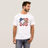 Amerikanischer Adler-T - Shirt (Vorne ganz)