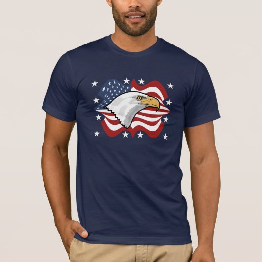 Amerikanischer Adler-T - Shirt (Vorderseite)