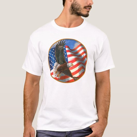Amerikanischer Adler T-Shirt (Vorderseite)