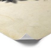 Amerikanischer Adler über die Verfassung Poster (Ecke)