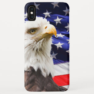 Amerikanischer Adler und Flagge Case-Mate iPhone Hülle