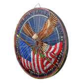 Amerikanischer Adlertag Dartscheibe (Vorderseite rechts)