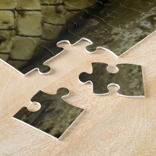 Amerikanischer Alligatorporträt Puzzle (Seite)