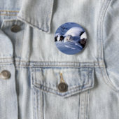 Amerikanischer arktischer Fox Button (Beispiel)