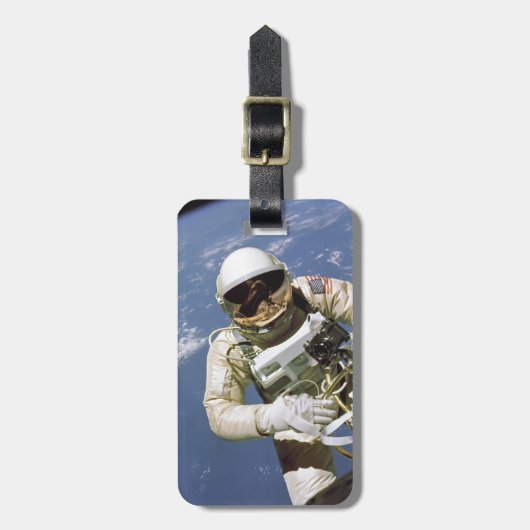 Amerikanischer Astronaut Gepäckanhänger (Vorderseite vertikal)