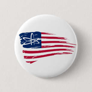 Amerikanischer Atheist Button
