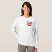 Amerikanischer Babe 4. Juli Feier T-Shirt (Vorne ganz)