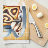 Amerikanischer Babka-Kuchen-Rezept Geschirrtuch (Viertel Falte)