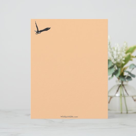 AMERIKANISCHER BALD EAGFL Letterhead Design Briefkopf (Stehend Vorderseite)