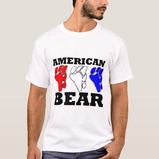 Amerikanischer Bär T-Shirt (Vorderseite)