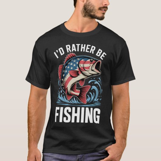 Amerikanischer Barsch T-Shirt (Vorderseite)