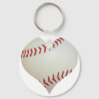 Amerikanischer Baseball in Herzform