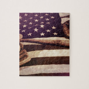 Amerikanischer Baseball Puzzle