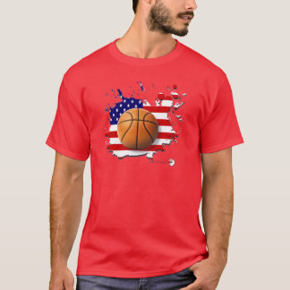 Amerikanischer Basketball T-Shirt