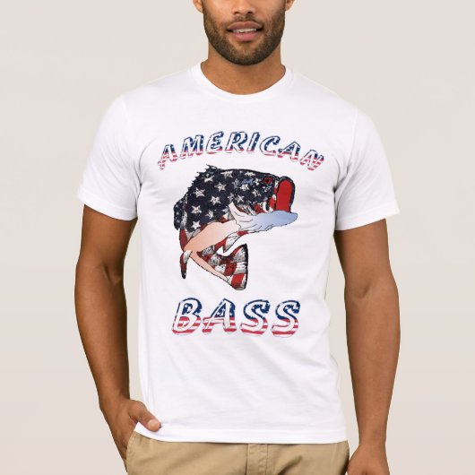 Amerikanischer Bass-T - Shirt (Vorderseite)