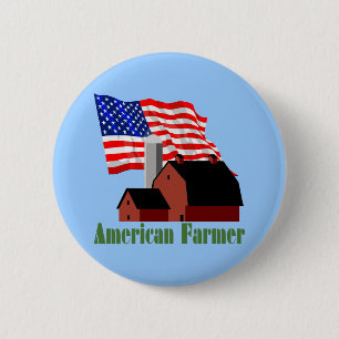 amerikanischer Bauer Button