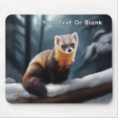 Amerikanischer Baummarder Mousepad (Vorne)