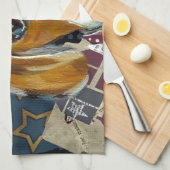 AMERIKANISCHER BEAGLE HANDTUCH (Viertel Falte)