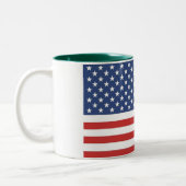 amerikanischer Becher Zweifarbige Tasse (Links)