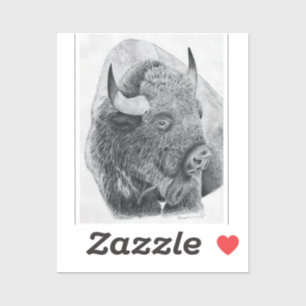 Amerikanischer Bison Aufkleber