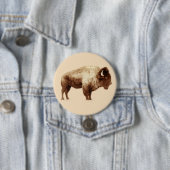 Amerikanischer Bison Button (Beispiel)