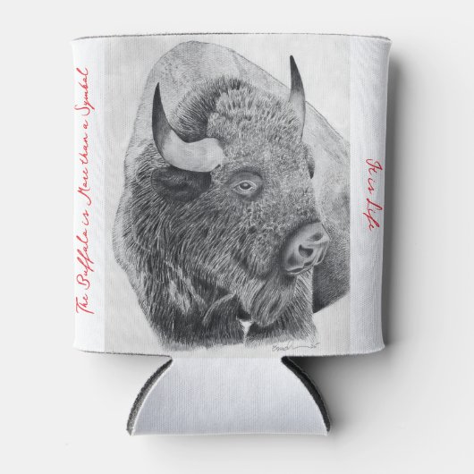 Amerikanischer Bison Dosenkühler (Vorderseite)
